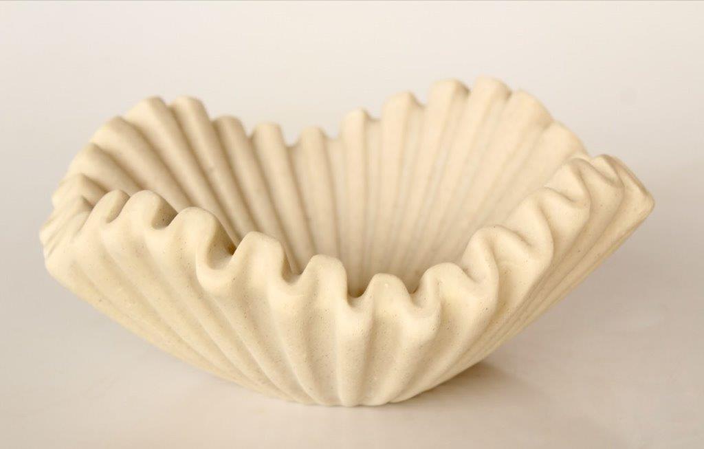 Resin Wrinkle Flower Bowl